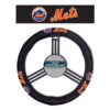 New York Mets Steering Wheel Cover Leather CO