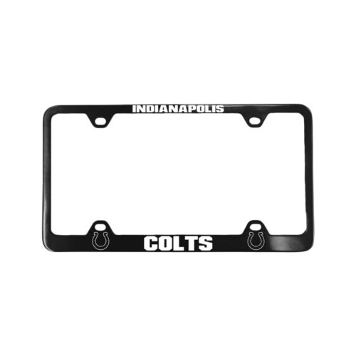 Indianapolis Colts License Plate Frame Laser Cut Blue