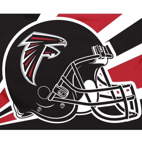 Atlanta Falcons Flag 3×5 Helmet Design – Special Order