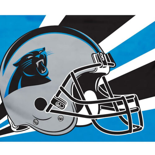 Carolina Panthers Flag 3×5 Helmet Design – Special Order