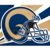 Los Angeles Rams Flag 3×5 Helmet Design – Special Order