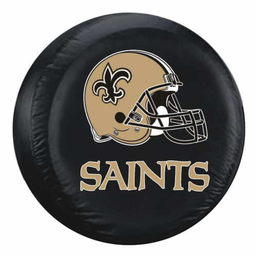 New Orleans Saints Tire Cover Standard Size Black CO