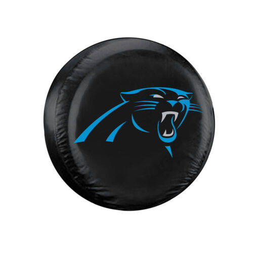 Carolina Panthers Tire Cover Standard Size Black CO