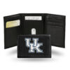 Kentucky Wildcats Wallet Trifold Leather Embroidered