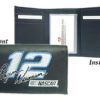 Ryan Newman Wallet Trifold Embroidered Leather