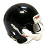 Helmet Riddell Blank Replica Mini Speed Style Black with White Parts