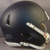 Helmet Riddell Blank Replica Mini Speed Style Matte Black with White Parts