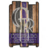 Colorado Rockies Sign 11×17 Wood Fence Style – Special Order