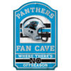 Carolina Panthers Wood Sign – 11″x17″ Fan Cave Design