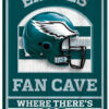 Philadelphia Eagles Wood Sign – 11″x17″ Fan Cave Design