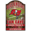 Tampa Bay Buccaneers Sign 11×17 Wood Fan Cave Design