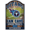 Tennessee Titans Sign 11×17 Wood Fan Cave Design