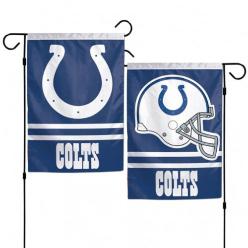 Indianapolis Colts Flag 12×18 Garden Style 2 Sided