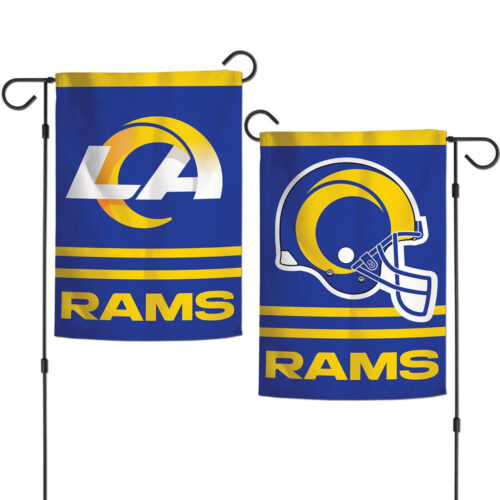 Los Angeles Rams Flag 12×18 Garden Style 2 Sided