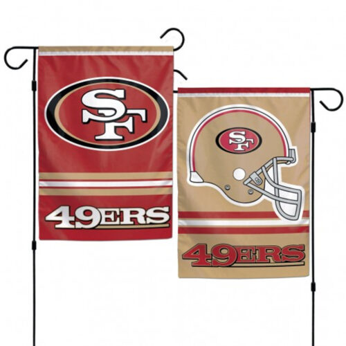 San Francisco 49ers Flag 12×18 Garden Style 2 Sided