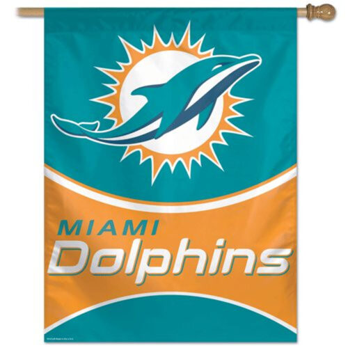 Miami Dolphins Banner 28×40