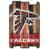 Atlanta Falcons Sign 11×17 Wood Fence Style