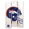 Denver Broncos Sign 11×17 Wood Fence Style