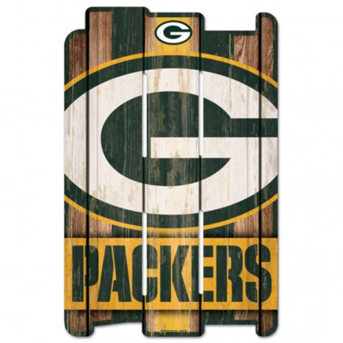 Green Bay Packers Sign 11×17 Wood Fence Style