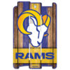 Los Angeles Rams Sign 11×17 Wood Fence Style