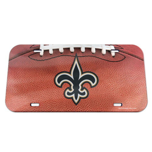 New Orleans Saints License Plate – Crystal Mirror – Football