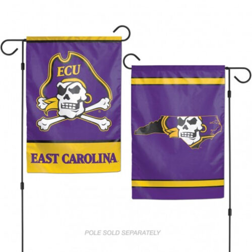 East Carolina Pirates Flag 12×18 Garden Style 2 Sided