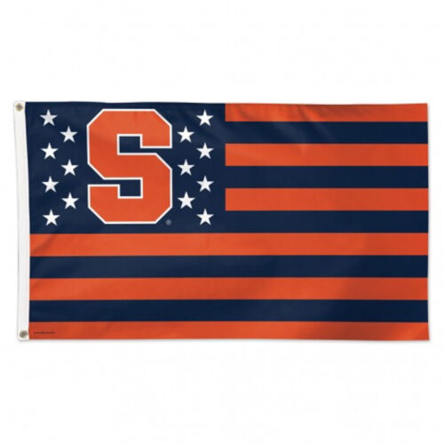 Syracuse Orange Flag 3×5 Deluxe Style Stars and Stripes Design