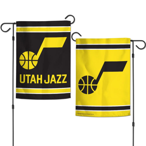 Utah Jazz Flag 12×18 Garden Style 2 Sided