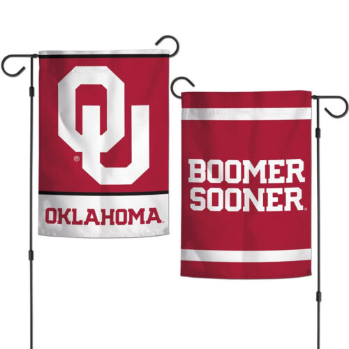 Oklahoma Sooners Flag 12×18 Garden Style 2 Sided