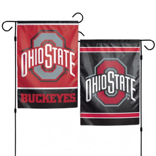 Ohio State Buckeyes Flag 12×18 Garden Style 2 Sided