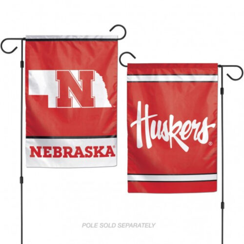 Nebraska Cornhuskers Flag 12×18 Garden Style 2 Sided