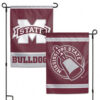 Mississippi State Bulldogs Flag 12×18 Garden Style 2 Sided