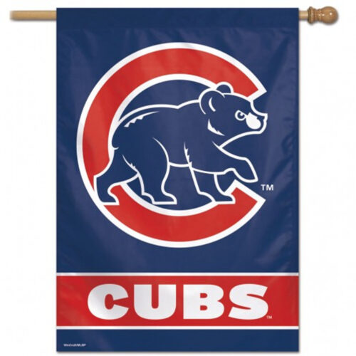 Chicago Cubs Banner 28×40 Vertical