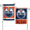 Edmonton Oilers Flag 12×18 Garden Style 2 Sided – Special Order