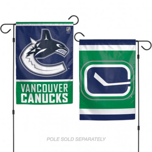 Vancouver Canucks Flag 12×18 Garden Style 2 Sided – Special Order