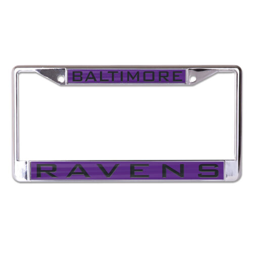 Baltimore Ravens License Plate Frame – Inlaid – Special Order