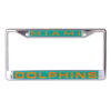 Miami Dolphins License Plate Frame – Inlaid – Special Order