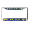 Los Angeles Rams License Plate Frame – Inlaid – Special Order