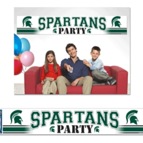 Michigan State Spartans Banner 12×65 Party Style CO