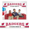 Wisconsin Badgers Banner 12×65 Party Style CO