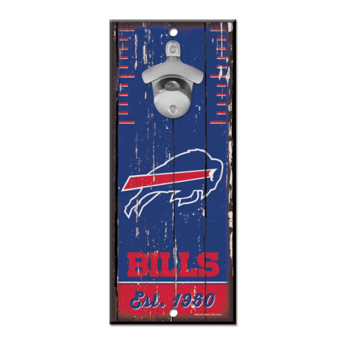 Buffalo Bills Sign Wood 5×11 Bottle Opener