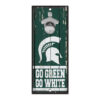 Michigan State Spartans Sign Wood 5×11 Bottle Opener