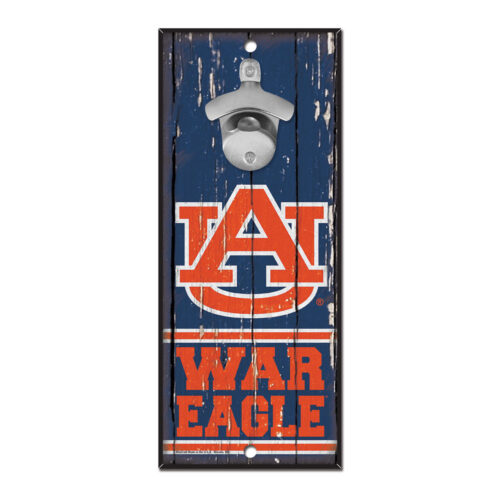 Auburn Tigers Sign Wood 5×11 Bottle Opener