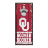 Oklahoma Sooners Sign Wood 5×11 Bottle Opener