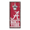 Alabama Crimson Tide Sign Wood 5×11 Bottle Opener