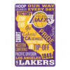 Los Angeles Lakers Sign 11×17 Wood Wordage Design