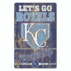 Kansas City Royals Sign 11×17 Wood Slogan Design