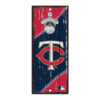 Minnesota Twins Sign Wood 5×11 Bottle Opener