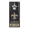 New Orleans Saints Sign Wood 5×11 Bottle Opener