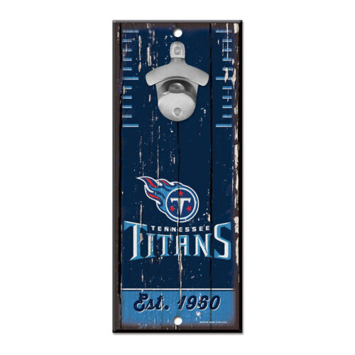 Tennessee Titans Sign Wood 5×11 Bottle Opener